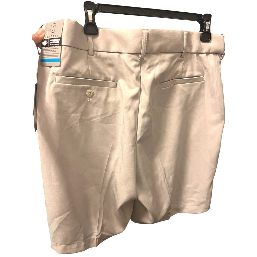 PGA TOUR Men's 9" Golf‎ Shorts with Expandable Waistband,Sun Protection size 36 - Picture 4 of 6